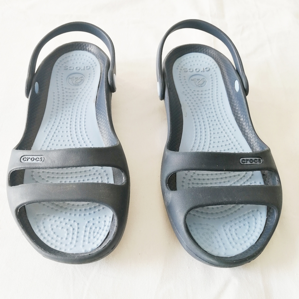 Blue Crocs Size 7